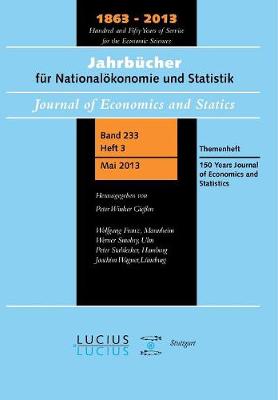 150 Years Journal of Economics and Statistics