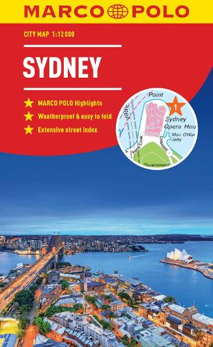 Sydney Marco Polo City Map 2018 - pocket size, easy fold, Sydney street map