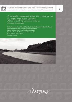 Cost-Benefit Assessment within the Context of the Ec Water Framework Directive