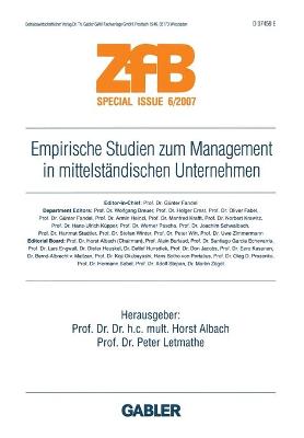 Empirische Studien zum Management in mittelständischen Unternehmen