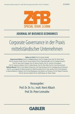 Corporate Governance in der Praxis mittelständischer Unternehmen