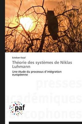 Theorie Des Systemes de Niklas Luhmann