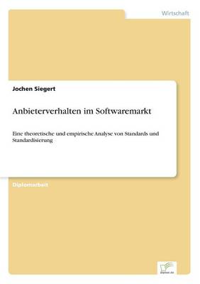 Anbieterverhalten im Softwaremarkt