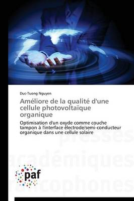 Ameliore de la Qualite d'Une Cellule Photovoltaique Organique