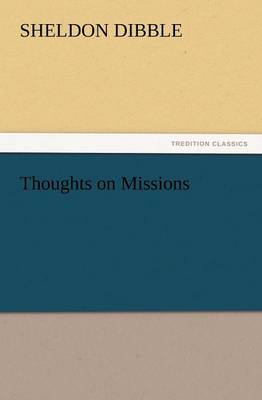 Thoughts on Missions
