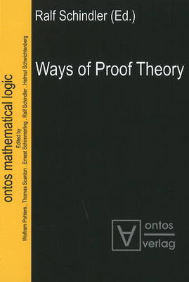 Ways of Proof Theory