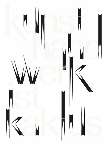 Kunsthandwerk ist Kaktus
