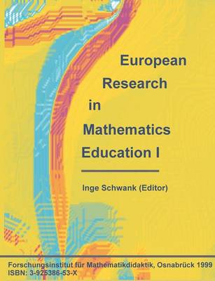 European Research in Mathematics Education I