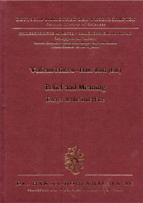 Belief and Meaning