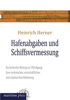 Hafenabgaben Und Schiffsvermessung