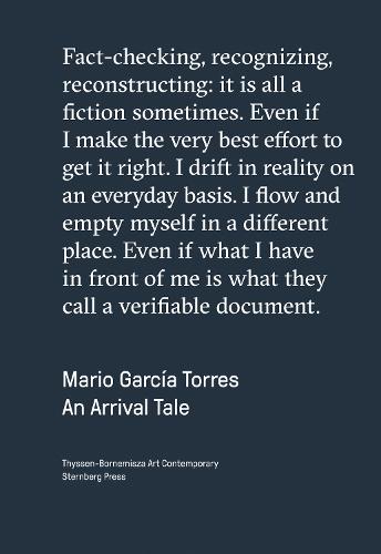 Mario Garcí  a Torres – An Arrival Tale
