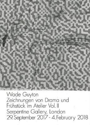 Wade Guyton: Zeichnungen von Drama und Frühstück im  Atelier Vol. II.