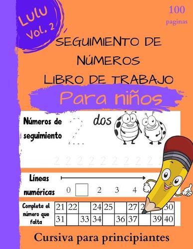 Libro de rastreo de numeros para preescolares