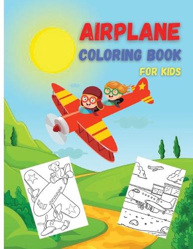 Airplane Coloring Book For Kids