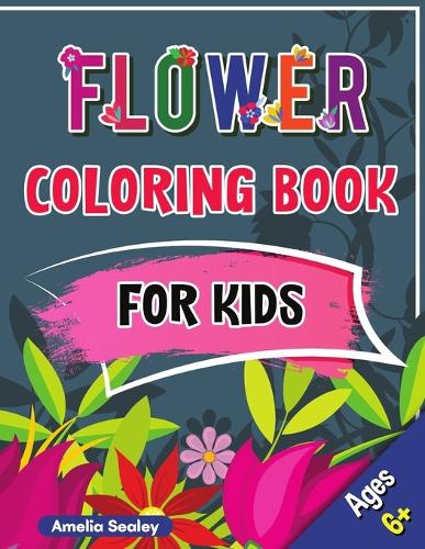 Flower Kids Coloring Book