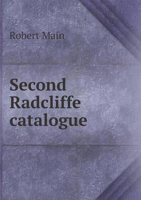 Second Radcliffe catalogue