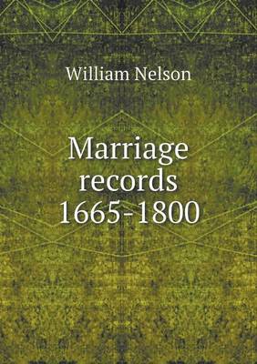 Marriage records 1665-1800