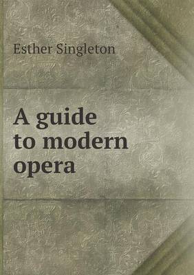 A guide to modern opera