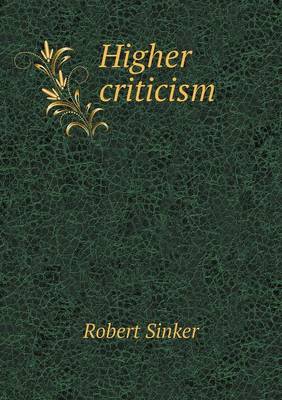 Higher criticism