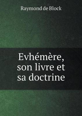 Evhemere, son livre et sa doctrine