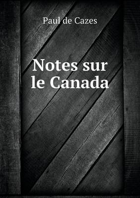Notes sur le Canada