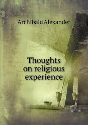 Thoughts on religious experience
