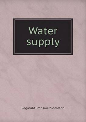 Water supply