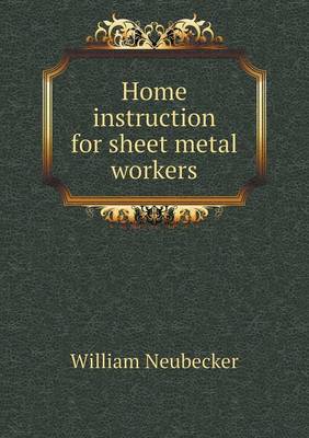 Home instruction for sheet metal workers