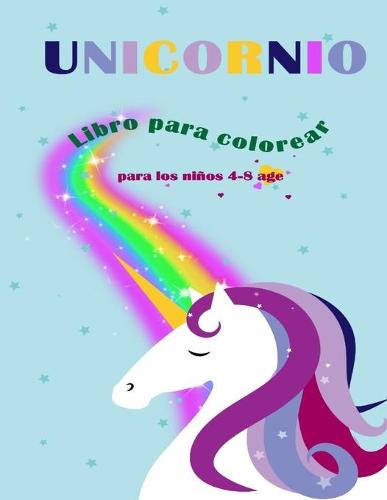 Libro de colorear de unicornio para ninos de 4 a 8 anos