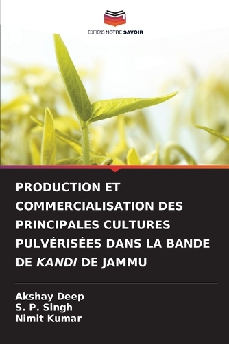 Production Et Commercialisation Des Principales Cultures Pulvérisées Dans La Bande de Kandi de Jammu