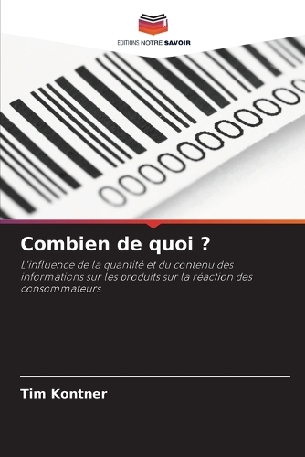 Combien de quoi ?