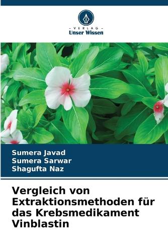 Vergleich von Extraktionsmethoden für das Krebsmedikament Vinblastin