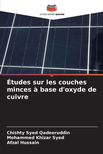 Études sur les couches minces à base d'oxyde de cuivre
