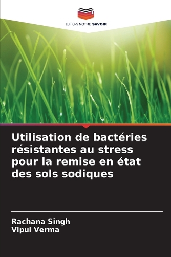 Utilisation de bactéries résistantes au stress pour la remise en état des sols sodiques