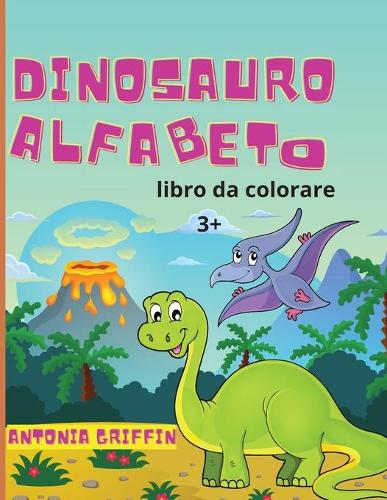 Libro da colorare alfabeto dinosauro