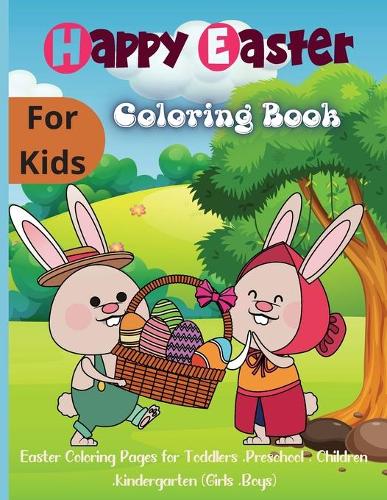 Happy Easter Coloring Book for Kids