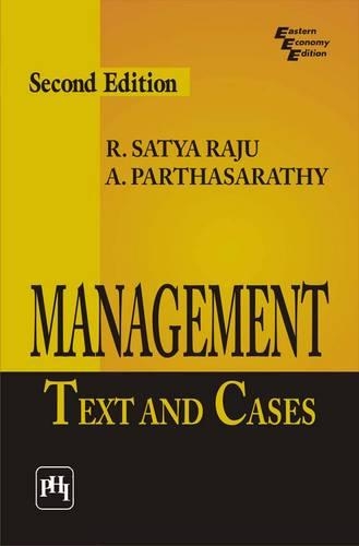 Management Text and Cases