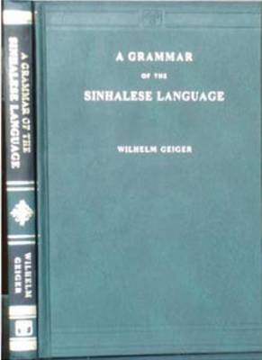 A Grammar of the Sinhalese Language