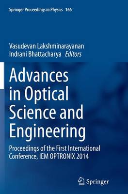 Advances in Optical Science and Engineering