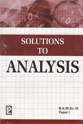 Solutions to Analysis