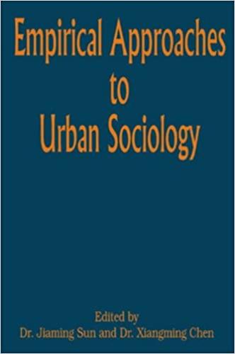 Empirical Approaches to Urban Sociology