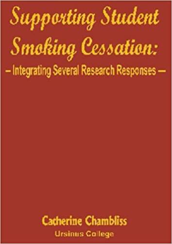 Supporting Student Smoking Cessation: Integrating Several Research Responses
