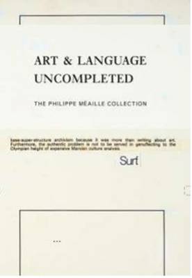 Art & Language Uncompleted