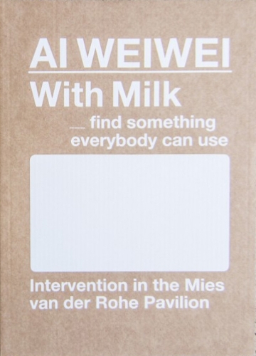 AI WEIWEI With Milk. find something everybody can use