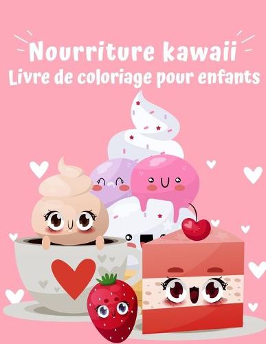 Livre de coloriage de la nourriture kawaii