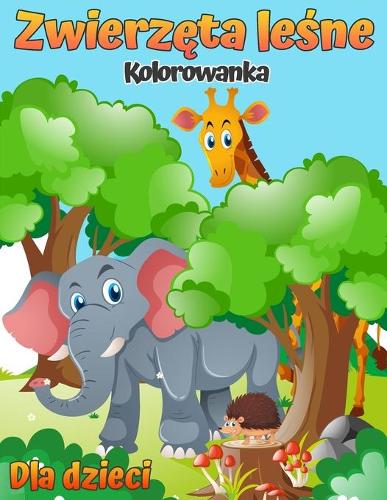 Kolorowanka dla dzieci ze zwierzętami leśnymi