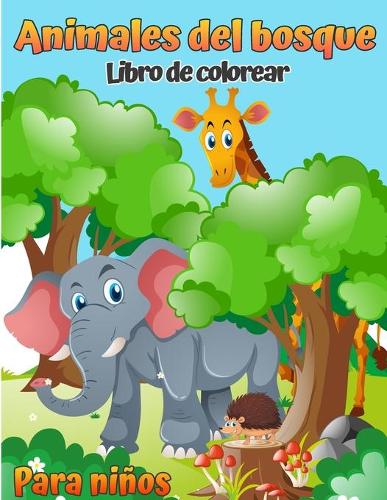 Libro para colorear de animales del bosque para ninos