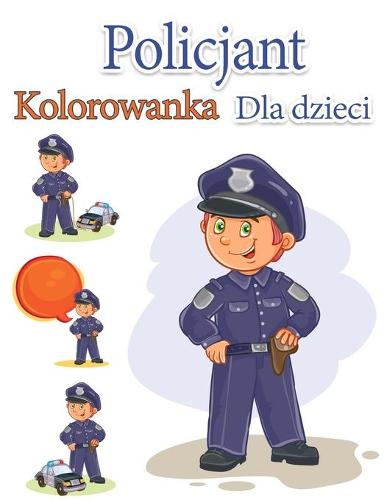Kolorowanka Policjant dla dzieci