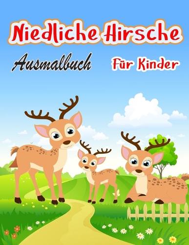 Niedliche Hirsche Ausmalbuch