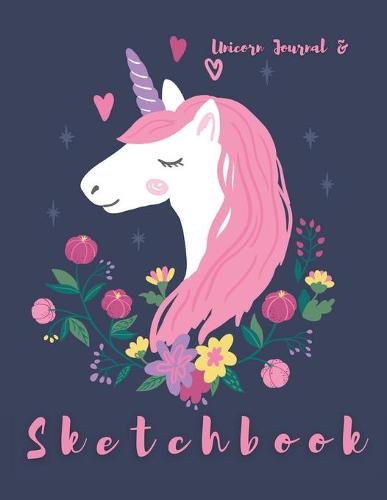 Unicorn Journal and Sketchbook for Girls